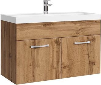 Badplaats Conjunto de muebles de baño Paso 01 80 x 40 cm - Roble - Mueble