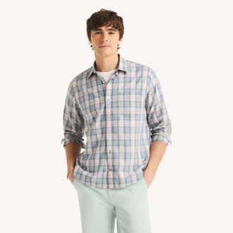 Nautica Mens Plaid Shirt