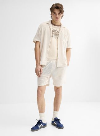 Super Massive Shop Mens Solid chenille knit short