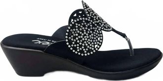 Onex Womens Alfie Toe Thong Sandal In Black