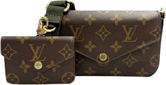 Louis Vuitton Pre-owned Cross Body Bags, female, Brown, Size: ONE SIZE Pre-owned Pochette Shoulder Bag