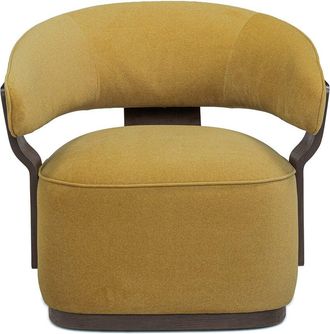 TOV Furniture Tov Furniture Madison Performance Vegan Mohair Swivel Accent Chair