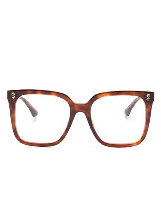Etro square-frame glasses - women - Acetate - 54 - Brown