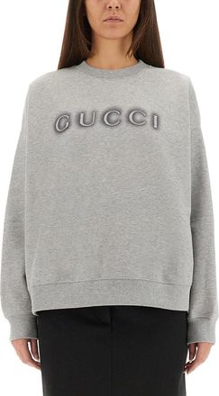 Gucci Cotton Jersey Sweatshirt-Donna