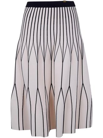 Elisabetta Franchi Midi Knit Skirt