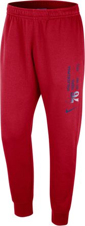 Nike Philadelphia 76ers Club Courtside Nike Mens NBA Jogger Pants in Red | FV3382-657
