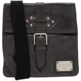 Dolce & Gabbana Pre-owned Cross Body Bags, male, Black, Size: ONE SIZE Pre-owned Shoulder Bag