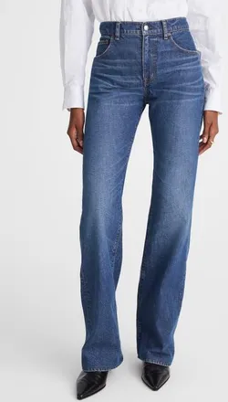 Madewell The Relaxed Bootcut Jeans in Pleasantville Wash at Nordstrom, Size 23P