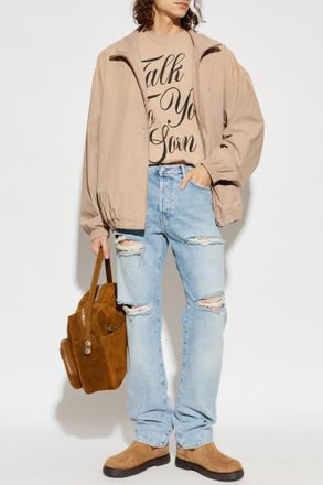 Acne Studios Vintage-effect Jeans, Mens, Blue