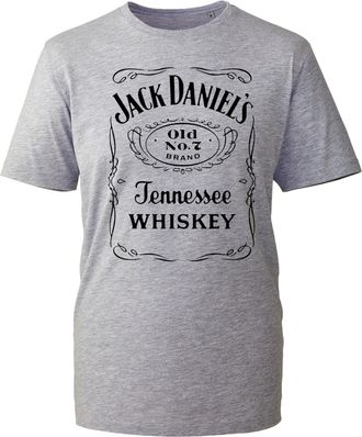 Generic Jack Drink Manufacturer Logo T-Shirt, Funny Daniels OG Best Whiskey Company Support Fan Shirt, Gift Unisex Tee Top (HeatherGrey, XL Years)