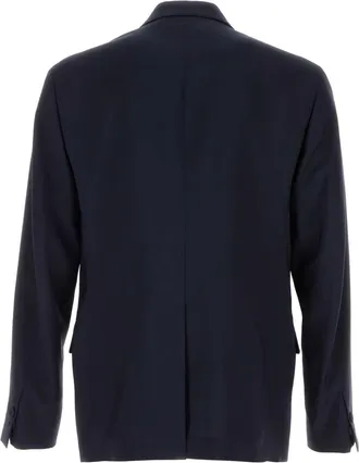 Fendi Mens Wool Blazer Navy Blazers
