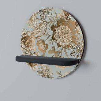 OEM Estante Redondo Negro Suculent Whimsy