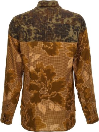 Dries Van Noten Mens Multicolor Viscose Blouse