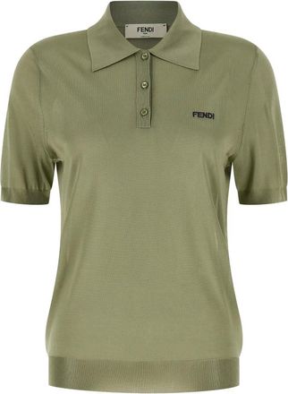 Fendi Mujer, Camisetas, Verde, Talla: S