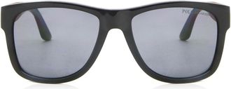 Polo Ralph Lauren PH4162 Polarized 500181 Mens Sunglasses Black Size 54