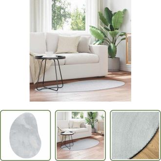 vidaXL vidaXL Tappeti antiscivolo - Tappeti per area HUARTE Grigio 80 x 150 cm Poliestere