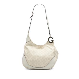 Gucci Gegraveerde Logo Hobo Tas