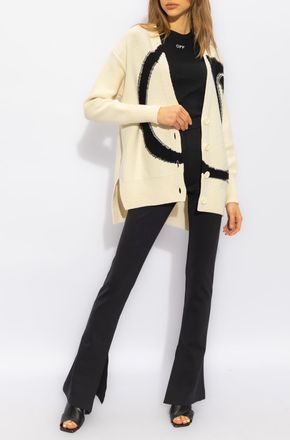 Off-white Ribbed Top, Womens, Black