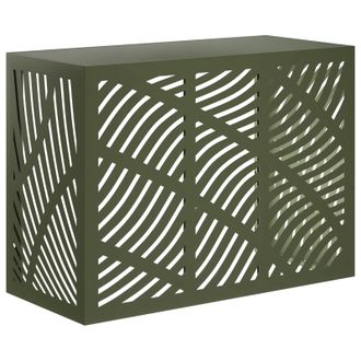vidaXL Funda Para Aire Acondicionado Verde Oliva 110 X 50 X 80 Cm Vidaxl