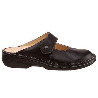 Finn Comfort Stanford Leather Womens Slip On Sandals - Black - Size:UK 5.5