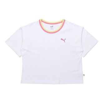 Puma (WMNS) PUMA Celebration Style Round-neck White 586043-02