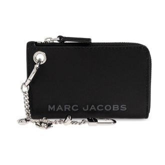 Marc Jacobs Wallets & Cardholders, female, Black, Size: ONE SIZE Case with Keychain