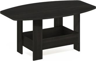 Furinno Simple Design Coffee Table with Storage Compartment, Espresso
