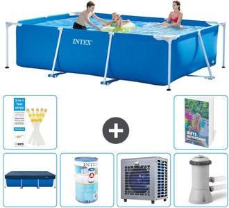 Intex Piscina Con Estructura Rectangular - 300x200x75 Cm - 7-piezas S29