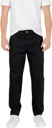 A|X Armani Exchange Cotton Blend Stretch Pantalon - Heren - Straight fit broeken - Zwart - W29 - Katoen - Broeken