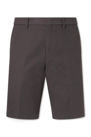 Loro Piana Jarno Straight-Leg Stretch-Cotton Bermuda Shorts