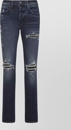 Amiri mx1 jeans distressed faded five pocket trousers