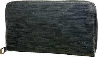 Louis Vuitton Noir Long Wallet (Bi-Fold) (Pre-Owned)