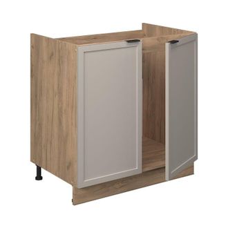 Vicco Mobili per lavelli da cucina Fame-Line, GrigioBeige, 80 cm senza piano di lavoro, Vicco