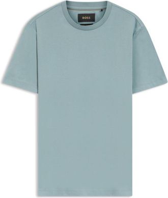 BOSS Regular-fit T-shirt in mercerized cotton