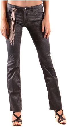 Jacob Cohen Flared Jeans - Dames - Flared Jeans - Zwart - XS - Katoen - Jeans