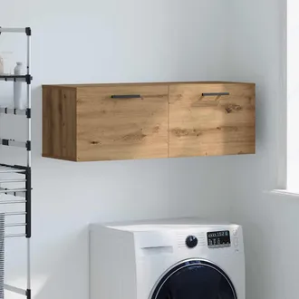 vidaXL Armadietto A Muro Rovere Artigianale 100 X 36.5 X 35 Cm - Vidaxl