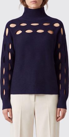 Liviana Conti Maglia Dorothy slim fit in misto cashmere con cut-out