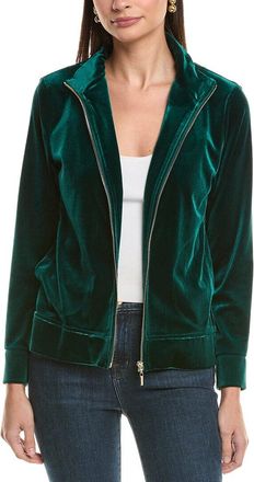 Jones New York Velvet Mock Neck Jacket