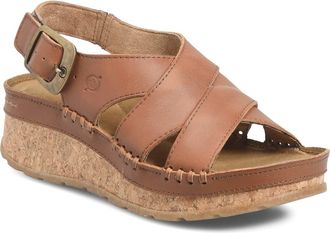 B&oslash;rn Kavala Platform Sneaker in Brown Leather at Nordstrom, Size 10