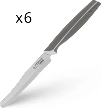 Pedrini Set 6 coltelli tavola tortora Pedrini Master