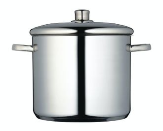 MasterClass Olla Con Tapa 11l, Apta Para Inducci&oacute;n, Acero Inoxidable, Plata