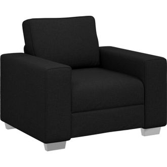 vidaXL Sof&aacute; Negro 100 X 77 X 82 Cm Tela Vidaxl