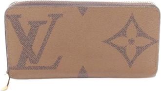 Louis Vuitton Pre-owned Zippy Wallet Monogram Giant Reverse Long Wallet - - Pre-owned - Donna - Marrone - ONE SIZE
