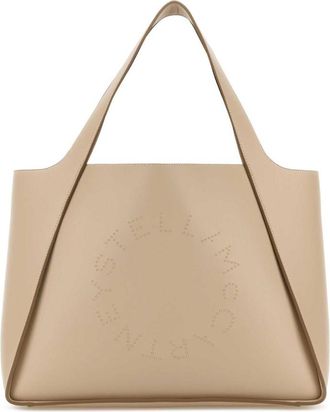 Stella McCartney Beige Logo Tote