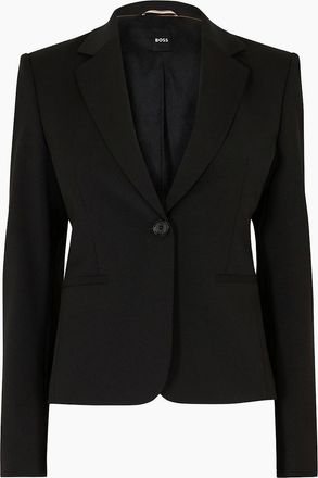 HUGO BOSS Womens Jarua Formal Jacket - Black - Size: 12