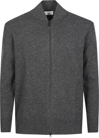 Paolo Pecora Cardigan con zip - Grigio