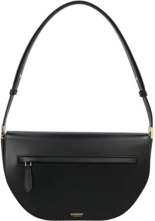 Burberry Medium Olympia Schoudertas - Dames - Schoudertassen - Zwart - ONE Size - Leer - Tassen