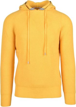 KANGRA Hoodies & sweatvesten, Heren, Geel, L, Wol, Wollen trui
