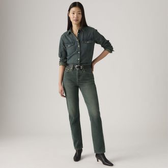 Levi's 501 Original Jeans - Womens - 23X32 - Dark Wash / Verdant Ventures