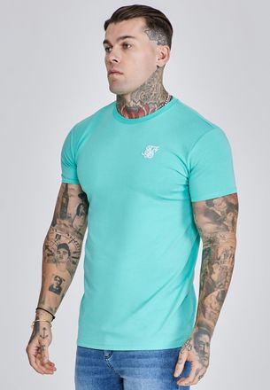 Siksilk Mens Green Essentials T-Shirt XL